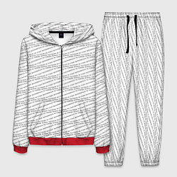 Мужской костюм Паттерн из фразы о бесполезности волнения