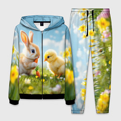 Мужской костюм Кролик и цыпленок встречают Пасху