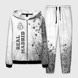 Костюм мужской Real Madrid - white gradient по-вертикали, цвет: 3D-черный