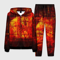 Мужской костюм Абстракция - red grunge tear