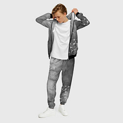 Костюм мужской Mitsubishi - grey gradient вертикально, цвет: 3D-черный — фото 2