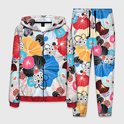 Мужской костюм Цветы - абстрактные узоры