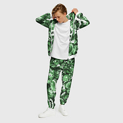 Костюм мужской Растения против зомби в зеленом цвете, цвет: 3D-белый — фото 2