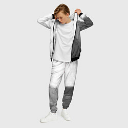 Костюм мужской Radiohead - white gradient по-вертикали, цвет: 3D-черный — фото 2