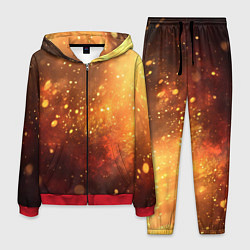 Мужской костюм Золотая блестящая текстура