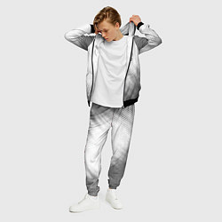 Костюм мужской Chainsaw Man - white gradient вертикально, цвет: 3D-черный — фото 2
