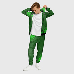 Костюм мужской OneRepublic - green gradient вертикально, цвет: 3D-черный — фото 2