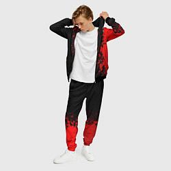 Костюм мужской Radiohead - red gradient по-вертикали, цвет: 3D-черный — фото 2