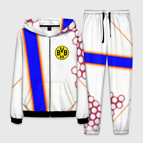 Мужской костюм Borussia geometry sport / 3D-Черный – фото 1