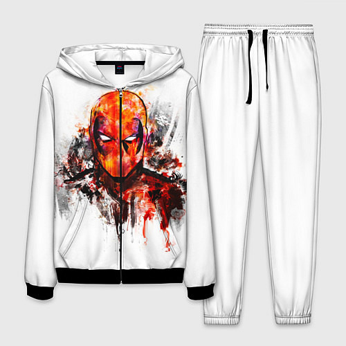 Мужской костюм Дэдпул краски / 3D-Черный – фото 1