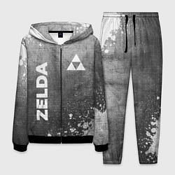 Костюм мужской Zelda - grey gradient вертикально, цвет: 3D-черный