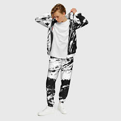 Костюм мужской Mercedes краски текстура, цвет: 3D-белый — фото 2