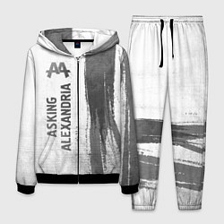 Костюм мужской Asking Alexandria - white gradient по-вертикали, цвет: 3D-черный