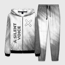Костюм мужской A Silent Voice - white gradient вертикально, цвет: 3D-черный