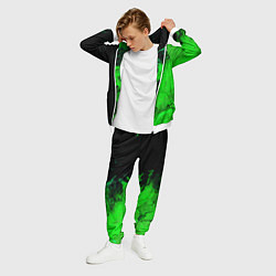 Костюм мужской Color green black, цвет: 3D-белый — фото 2