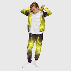 Костюм мужской Color yellow black, цвет: 3D-белый — фото 2