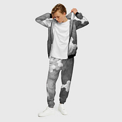 Костюм мужской Nissan - grey gradient вертикально, цвет: 3D-черный — фото 2
