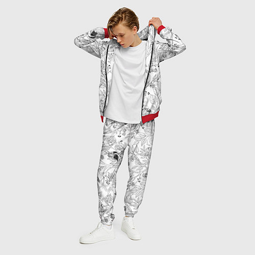 Мужской костюм Птицы Сирин / 3D-Красный – фото 3