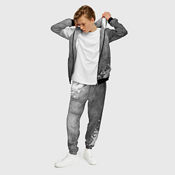 Костюм мужской AC DC - grey gradient вертикально, цвет: 3D-черный — фото 2