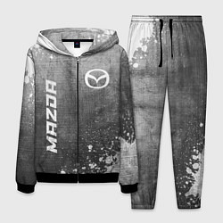 Костюм мужской Mazda - grey gradient вертикально, цвет: 3D-черный
