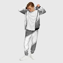 Костюм мужской Club Brugge - white gradient вертикально, цвет: 3D-черный — фото 2