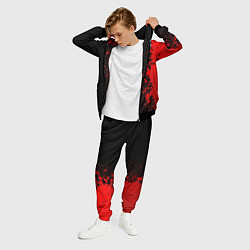 Костюм мужской Elden Ring - red gradient по-вертикали, цвет: 3D-черный — фото 2
