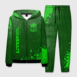 Костюм мужской Liverpool - green gradient вертикально, цвет: 3D-черный