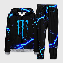 Костюм мужской Monster energy storm blue, цвет: 3D-меланж