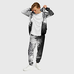 Костюм мужской Гранж каллиграфия, цвет: 3D-черный — фото 2