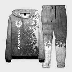 Костюм мужской Yamaha - grey gradient по-вертикали, цвет: 3D-черный
