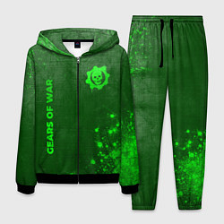 Костюм мужской Gears of War - green gradient вертикально, цвет: 3D-черный