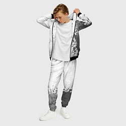 Костюм мужской PUBG - white gradient по-вертикали, цвет: 3D-черный — фото 2