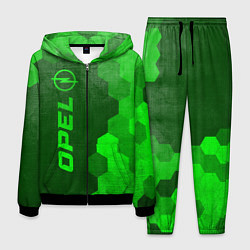 Костюм мужской Opel - green gradient по-вертикали, цвет: 3D-черный