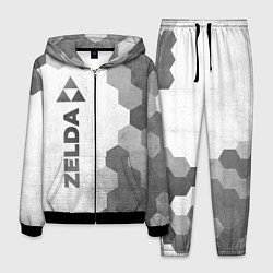 Костюм мужской Zelda - white gradient по-вертикали, цвет: 3D-черный