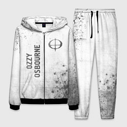 Мужской костюм Ozzy Osbourne - white gradient вертикально