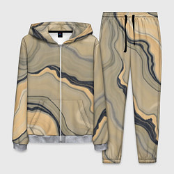 Мужской костюм Песочный мрамор