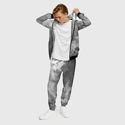 Костюм мужской Suzuki - grey gradient вертикально, цвет: 3D-черный — фото 2