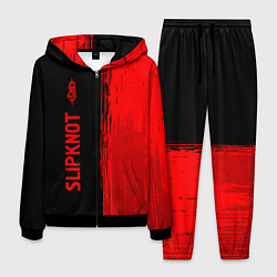 Костюм мужской Slipknot - red gradient по-вертикали, цвет: 3D-черный