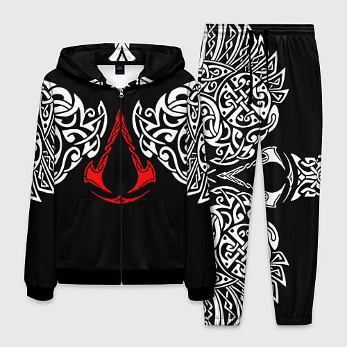 Мужской костюм Силуэт ворона - Aссасинс Крид / 3D-Черный – фото 1