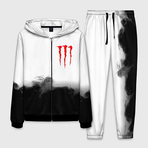 Мужской костюм Monster energy splash smoke / 3D-Черный – фото 1