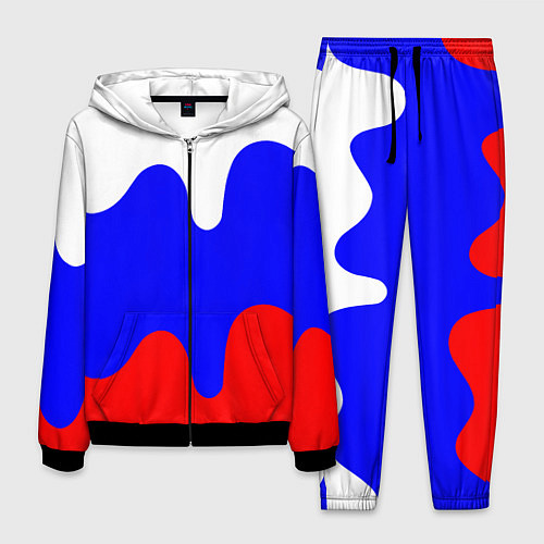 Мужской костюм Патриот - флаг / 3D-Черный – фото 1