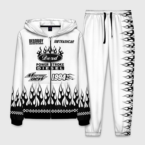 Мужской костюм Dead white - Bones / 3D-Черный – фото 1