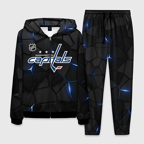 Мужской костюм Вашингтон Кэпиталз - плиты с подсветкой / 3D-Черный – фото 1