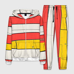 Мужской костюм Красные полоски