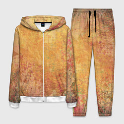 Костюм мужской Абстракция - red and yellow spots, цвет: 3D-белый