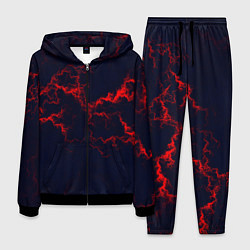 Костюм мужской Lightning red glow, цвет: 3D-черный