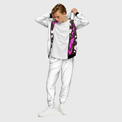 Костюм мужской Your demon neon sexy anime girl cyberpunk tattoo, цвет: 3D-черный — фото 2