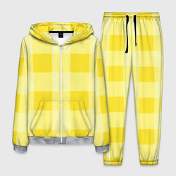 Мужской костюм Солнечный желтый тартан