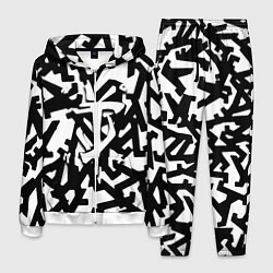 Костюм мужской Doom x half life pattern, цвет: 3D-белый