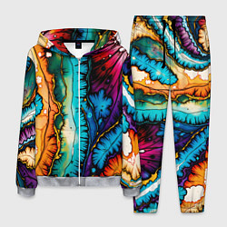 Костюм мужской Разноцветный узор, цвет: 3D-меланж